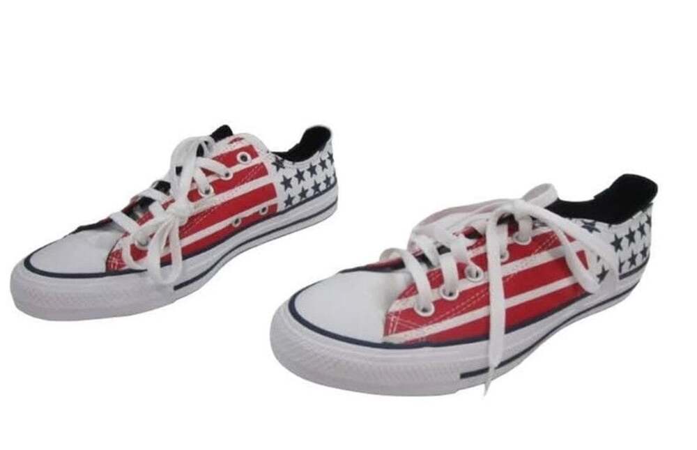 Converse Sneakers, White, Red, Size USM 6 USW 8